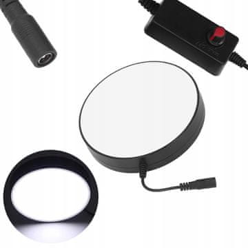 shumee Spodnji LED osvetljevalec 135mm mikroskop z nastavljivo svetlostjo AC230V