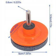 shumee Brusilnik Rosfix / univerzalni brusilni kamen za izvijač + ročni brusilnik svedrov Rosfix