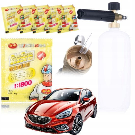 shumee Rosfix 5x Active Foam - Penilec za penilec / tornado 6g + Penilec 1000ml za visokotlačni čistilec