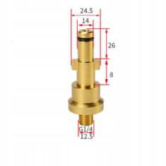shumee Adapter / prehod za montažo skobeljnika GZ 1/4 na Nilfisk / Stihl / Husqvarna / Gerni / Greenworks