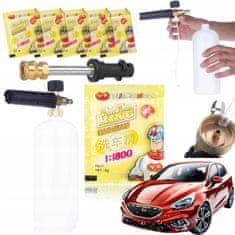 shumee Rosfix 5x Active Foam - Penilec za penilec / tornado 6g + Penilec 1000ml za visokotlačni čistilnik + Sulica / adapter (1/4QRC-Karcher K)
