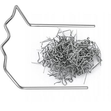 shumee Rosfix Ploščate sponke za plastiko, 90 stopinj, 0,6 mm, 100 kos.