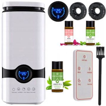shumee Vlažilec zraka s funkcijo aromaterapije + set 3 olj