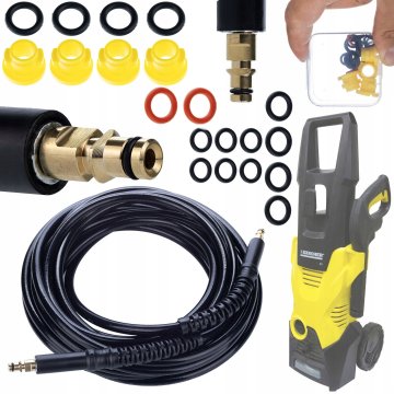 shumee Rosfix Seal kit za visokotlačno cev Kärcher serije K 2.640-729.0+10m Click-Click za visokotlačni čistilnik Kärcher K2 K3 K4 K5 K6 K7