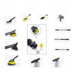 shumee Rosfix Seal kit za visokotlačno cev Kärcher serije K 2.640-729.0+10m Click-Click za visokotlačni čistilnik Kärcher K2 K3 K4 K5 K6 K7