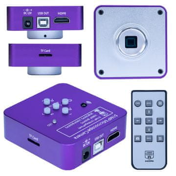 shumee Puppis Pink PRO KMPPP-HDMI-USB 51MP mikroskopska kamera Plantes PRO serije