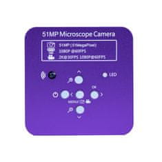 shumee Puppis Pink PRO KMPPP-HDMI-USB 51MP mikroskopska kamera Plantes PRO serije