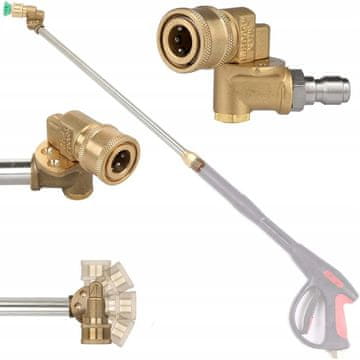 shumee Adapter / 1/4"" vrtljivi konektor šobe za tlačni čistilnik