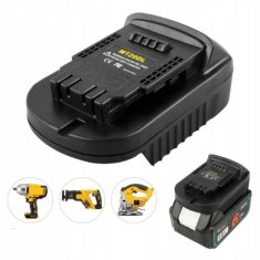 Rosfix Makita 18V na Dewalt 18V baterijski adapter/pretvornik (MT20DL)
