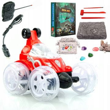 shumee Daljinsko voden plesni avto, "Hitrost in rdeča" + rudnik diamantov in kristalov za otroke