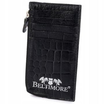 shumee Tanka denarnica Beltimore iz črnega kroko usnja