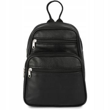 shumee Ženski usnjeni nahrbtnik Beltimore prostoren, klasičen, moden, eleganten usnjen