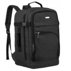 shumee Potovalni nahrbtnik, ročna prtljaga, unisex, črna, kabinska torba, PETERSON