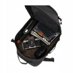 shumee Potovalni nahrbtnik, ročna prtljaga, unisex, črna, kabinska torba, PETERSON