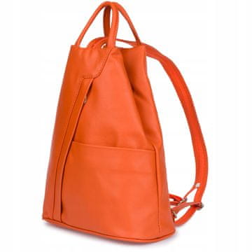 shumee Ženski usnjen nahrbtnik, ikonska italijanska torba za čez ramo, usnje Beltimore