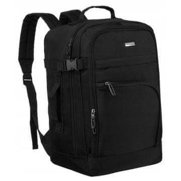 shumee Potovalni nahrbtnik, ročna prtljaga, unisex, črna, kabinska torba, PETERSON