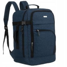 shumee Potovalni nahrbtnik, ročna prtljaga, uniseks, mornarsko modra, kabinska torba, PETERSON