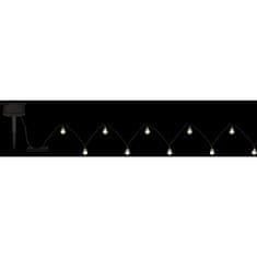 Globo solarna LED veriga 20xLED IP44 2700K 2,8m