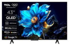 TCL 43P71K televizor, 43, 4K QLED, Google TV, Dolby Vision & Atmos (43P71K)