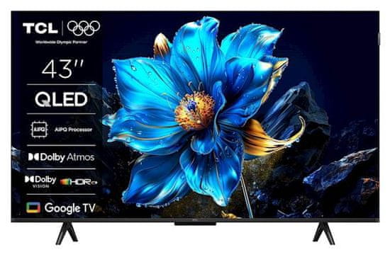 TCL 43P71K televizor, 43, 4K QLED, Google TV, Dolby Vision & Atmos (43P71K)