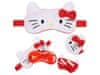 HELLO KITTY Maska za oči Hello Kitty s HLADILNIM VLOŽKOM, POTOVALNI trak iz gela, nastavljiva maska za spanje