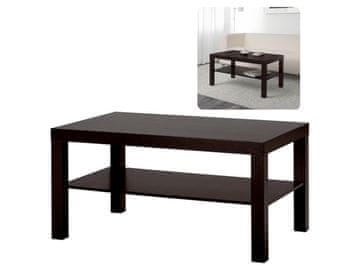IKEA LACK Črno rjava kavna mizica 90x55 cm IKEA