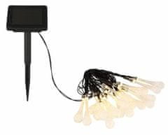 Globo solarna LED veriga 20xLED