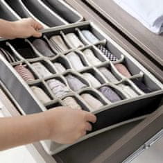 shumee ORGANIZATOR ZA SPODNJE PERILO PREDAL NOGAVICE NOGAVICE ZA OMARO KOMPLET 4V1