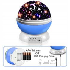 shumee NOČNA SVETILKA SKY STAR PROJECTOR 2v1 XL