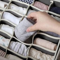 shumee ORGANIZATOR ZA SPODNJE PERILO PREDAL NOGAVICE NOGAVICE ZA OMARO KOMPLET 4V1