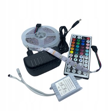shumee LED TRAK 5050 VODOODPOREN BARVNI 5M RGB + DALJINSKI UPRAVLJALNIK