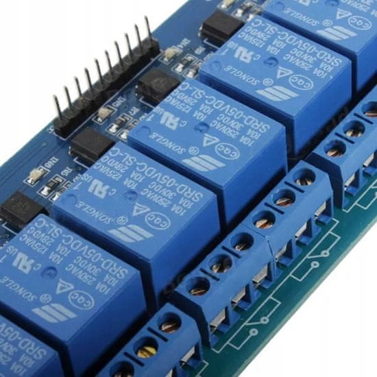 shumee 8 KANALNI RELE 12V ARDUINO MODUL 10A LOW LO