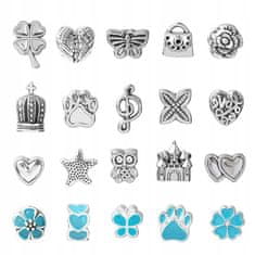 shumee CHARMS PERLE SET ZA IZDELAVO NAKITA ZAPESTNICE OBESKI DARILO