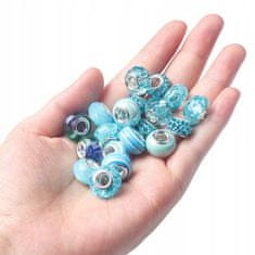 shumee CHARMS PERLE SET ZA IZDELAVO NAKITA ZAPESTNICE OBESKI DARILO
