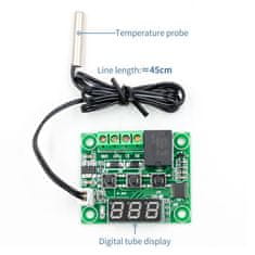 shumee DIGITALNI TERMOSTAT W1209 -50C+110C 12V S SENZORJEM