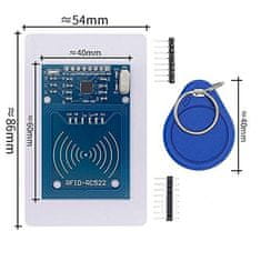 shumee RFID ČITALEC RC522 KARTICA + OBESEK ZA KLJUČE ARDUINO MFRC-522