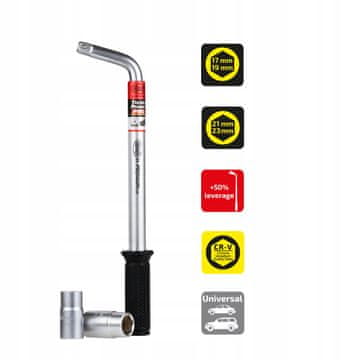 shumee Premium kolesni ključ HEYNER 17,19,21,23 mm