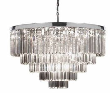 shumee Hereford Fall XL Chrome - Kristalni lestenec 80 cm