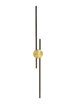 shumee Tanami - elegantna moderna LED stenska svetilka Gold 122 cm