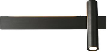 shumee Barra - Elegantna moderna črna stenska svetilka 30 cm - desna