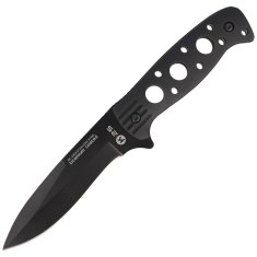 shumee Black Tactical K25 31574 jekleni nož 7CR17MoV s titanovo prevleko, akcija