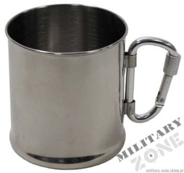 shumee Jeklena skodelica 200 ml s karabinom