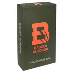 shumee Multitool Badger Outdoor Solid black 16 orodij v kovčku z nastavki