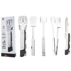 shumee Zložljiv set za žar Multitool Roxon 6v1 v etuiju - nož, klešče
