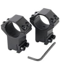 shumee Genetski dvodelni nosilec daljnogleda visok 1″ 11 mm tirnica v obliki lastovičjega repa, zatič za zaustavitev