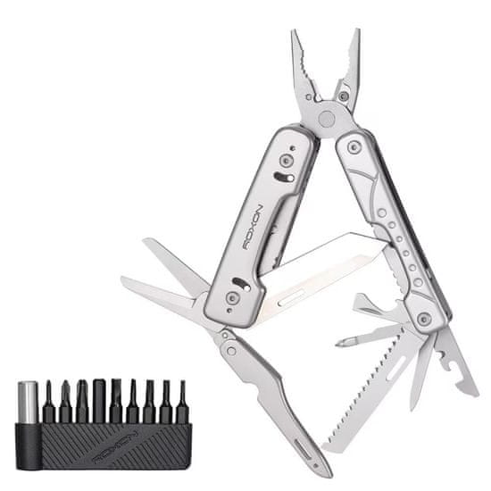 shumee Roxon S802S Phantom Multitool 16 orodij v etuiju, jeklena rezila 8Cr13MoV