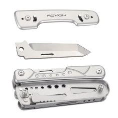shumee Roxon S802S Phantom Multitool 16 orodij v etuiju, jeklena rezila 8Cr13MoV