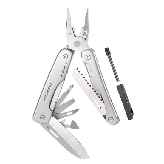 shumee Roxon S803E Flash Multitool D2 Steel Blade, 20 orodij v torbici