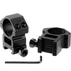 shumee Genetski dvodelni nosilec za daljnogled visok 1″ 22 mm picatinny letev