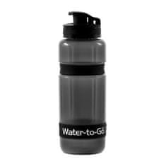 shumee Steklenička s filtrom za vodo Water-to-Go Active 600 ml steklenica s filtrom, črna